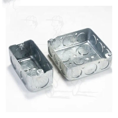 녹슬지 않는 직사각형 전기 접속 박스 금속클래드 접속 배선함 1.0mm-1.6mm